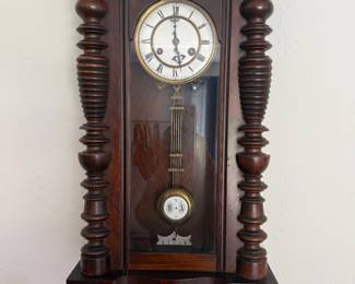 RA wall clock w/key