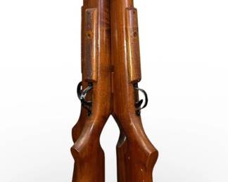 A Folk Art Shotgun Table Base