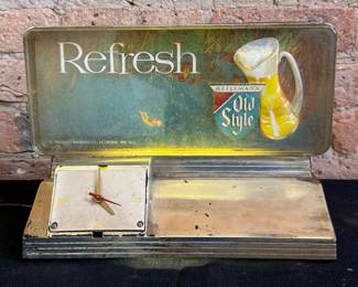 OLD STYLE "Refresh" Light Up Bar Clock