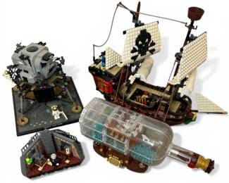 Assortment of LEGO Sets, NASA Apollo 11