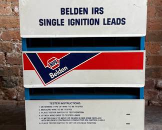 Vintage NAPA Belden Advertising Storage Cabinet 