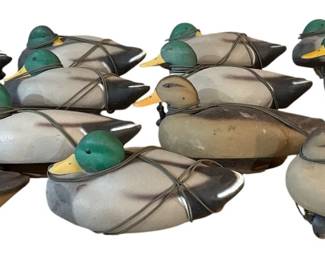 Large Collection of HARTMAN & HARTMAN Hunting Duck Decoys