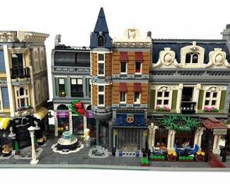 Two LEGO Creator Expert Sets, Assembly Square & Parisian Restaurant