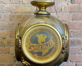 Vintage SCHLITZ Beer Rotating Advertising Clock