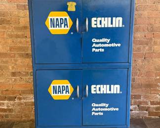 Vintage NAPA Echlin Automotive Parts Storage Cabinet