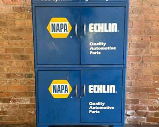 Vintage NAPA Echlin Automotive Parts Storage Cabinet