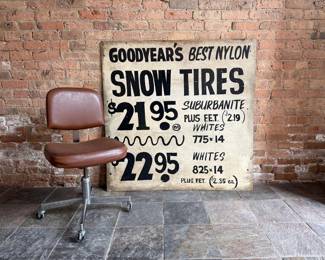 Vintage GOODYEAR Tires Advertising Sign 