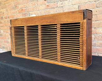 Vintage Cigar Drying Box, NATIONAL CIGAR CO. 