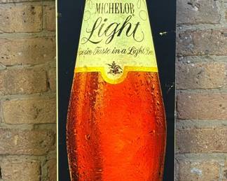 MICHELOB Light Up Bar Advertising Sign