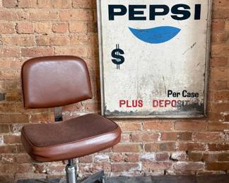 Vintage PEPSI "Special" Advertising Sign, Per Case