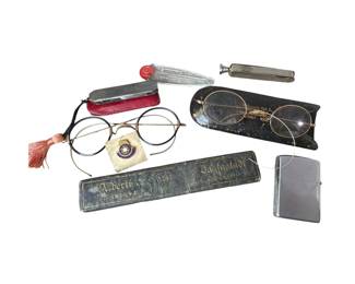 Assortment of Vintage Mens Articles, ZIPPO, BOY SCOUT