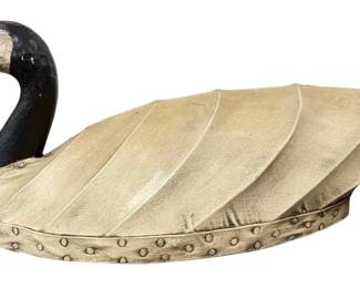 Canada Goose Decoy, Canvas Over Wire (Currituck, NC), JACK COX