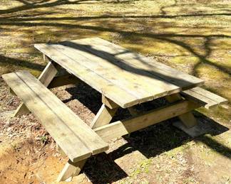 Wood Picnic Table 