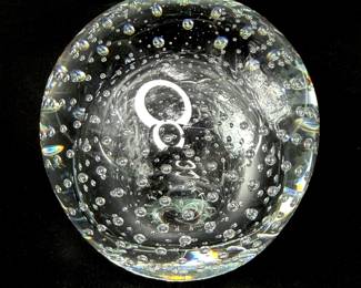 Mark Matthews Glass Ball Paperweight 