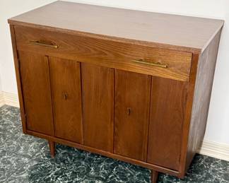 Authentic MCM Wood Console Cabinet 