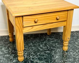Solid Wood End Table Made in Brazil 