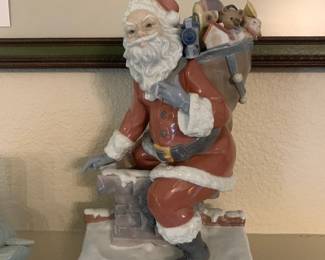 Lladro "Down the Chimney" Porcelain Statue