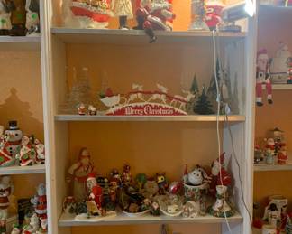 Vintage Christmas Statues