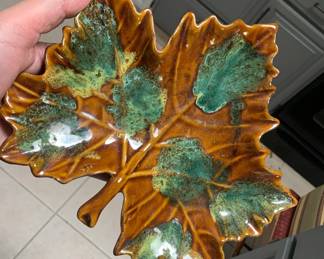 Rare Van Briggle Leaf Plate