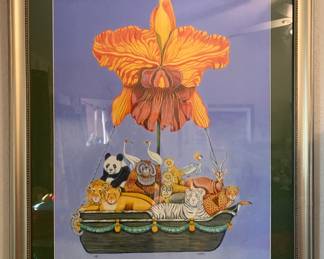 Edward Lupper AP "Animal Composition Framed