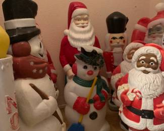 12 Different Vintage Blow Molds