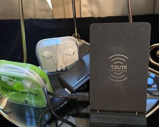 tzumi Multi Angle Wireless Charging Pad & Ear Pods