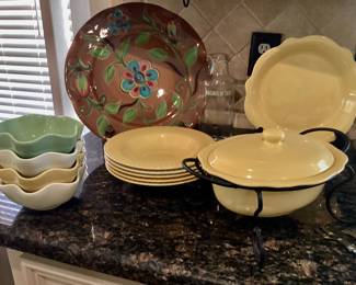 Sorted dishes of  Gail Pittman, Southern Living  collection