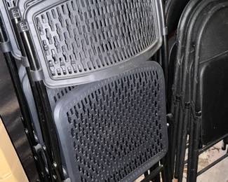 Set a four folding chairs