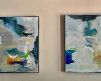 Floating Fantasies Framed Canvas 