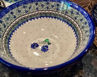 Hand painted Polish Dish