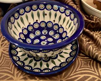 Hand Painted Berry Bowl