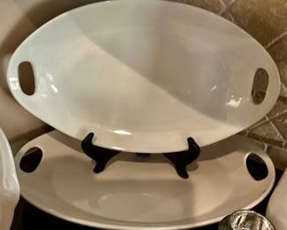 White Porcelain Trays