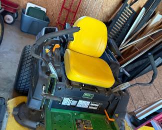 John Deere riding lawnmower