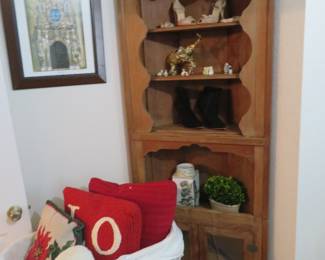 Nice Pine Corner Cabinet 