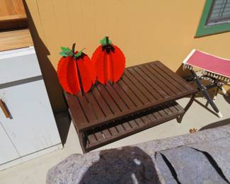 Patio Table (aluminum) - And Nice Halloween Decor