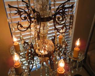 The Interior Column of this Fixture Lights as Well!