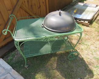 Unique Vintage BBQ Cart