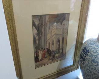 Loads of Antique Prints  - FRAMES ARE BEAUTIFUL