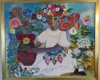 Original Bettie Ward Painting Entitled "A Sweeter Gift" (2022)