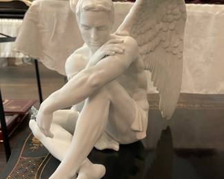 #63 Lladro "Protective Angel" 11"x16" Handcrafted in Spain, Excellent! $799.00