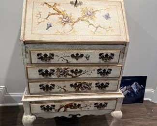 #22 Drop down painted secretary 24x16x39 $150.00