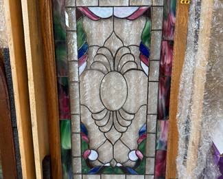 #49 Hanging stained glass34x19 SOLD