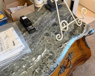 #16 Antique Chest with marble top 33x20x31 $150.00