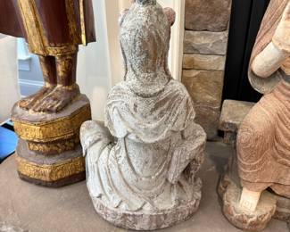 #32 Seated Guanyin China, Early 1800s Goddess of Mercy $225.00
