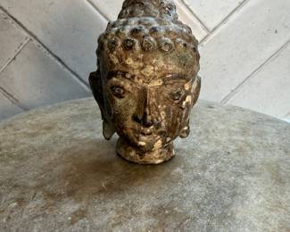 	#71	"A Bronze Buddha Head of Chinese Origin with Heavy Patina Excavated from the Sea Near the Coast of Thailand - 250 Years Old [4 inches tall]"	 $95.00 				