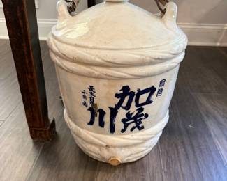 #29 Antique Sake Jug Japan Late 1800s $85.00
