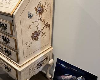 #22 Drop down painted secretary 24x16x39 $150.00