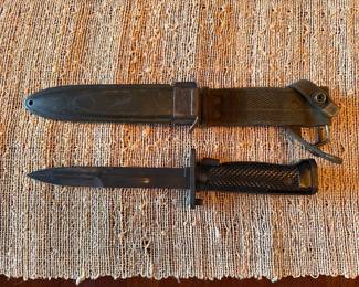 #59 M5A1 Bayonet w/USM8Al Scabbard $80.00