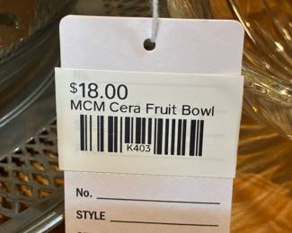 MCM Cera Fruit Bowl