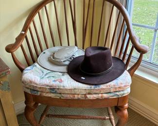 Wooden Chair, Hats